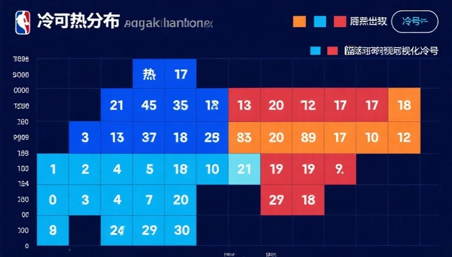 蓝球冷热分布图
